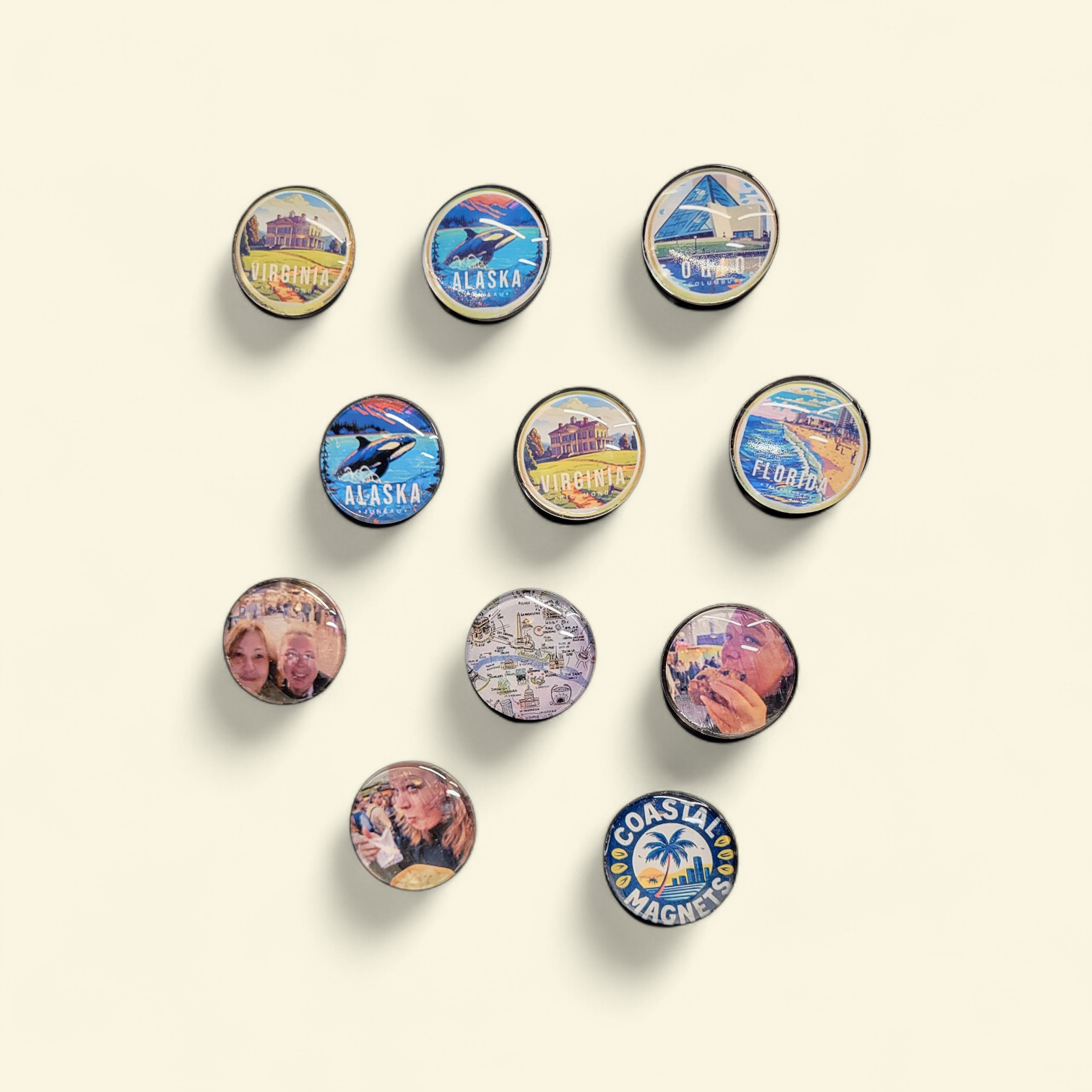 Personalized cabuchons magnets  (15)