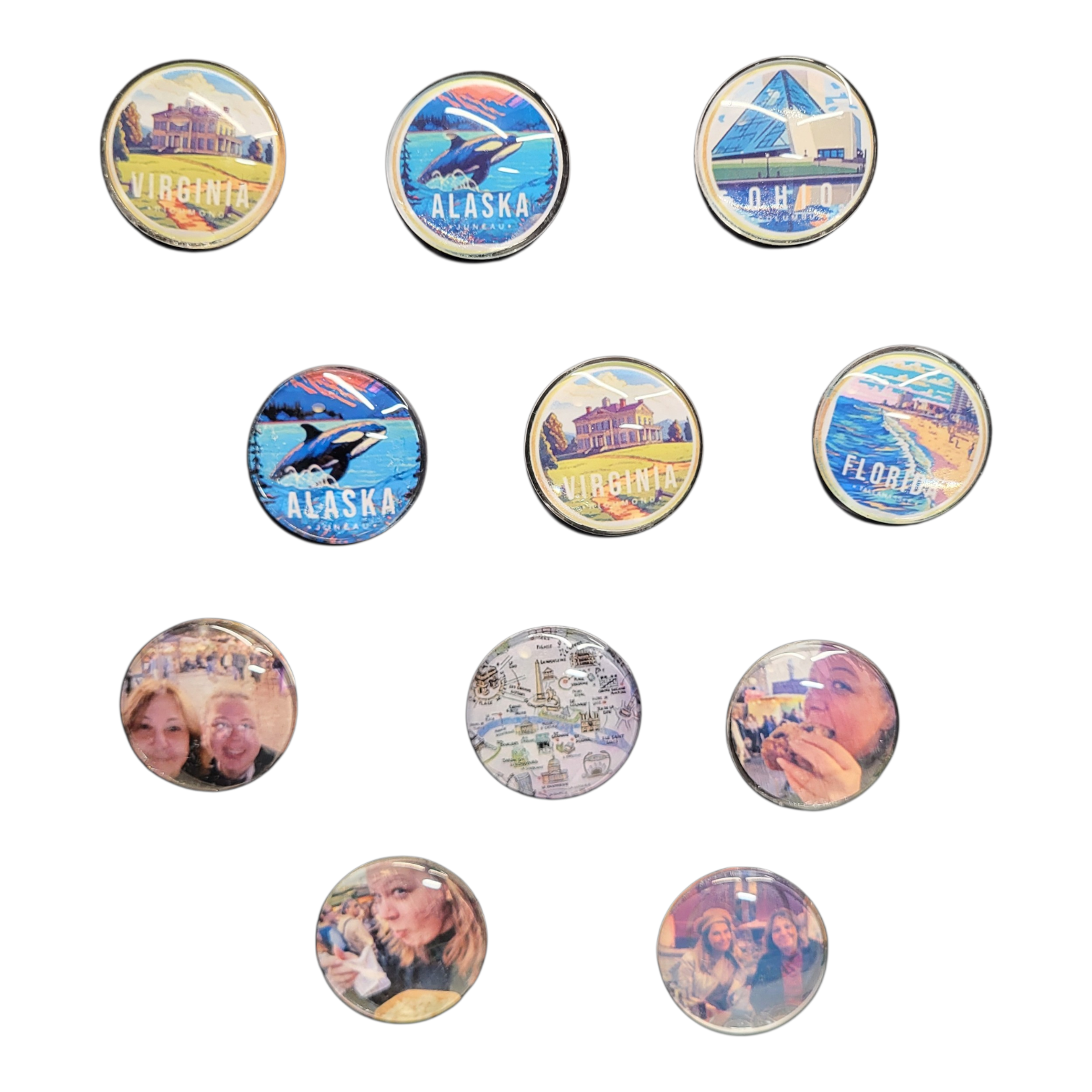 Personalized cabuchons magnets  (15)