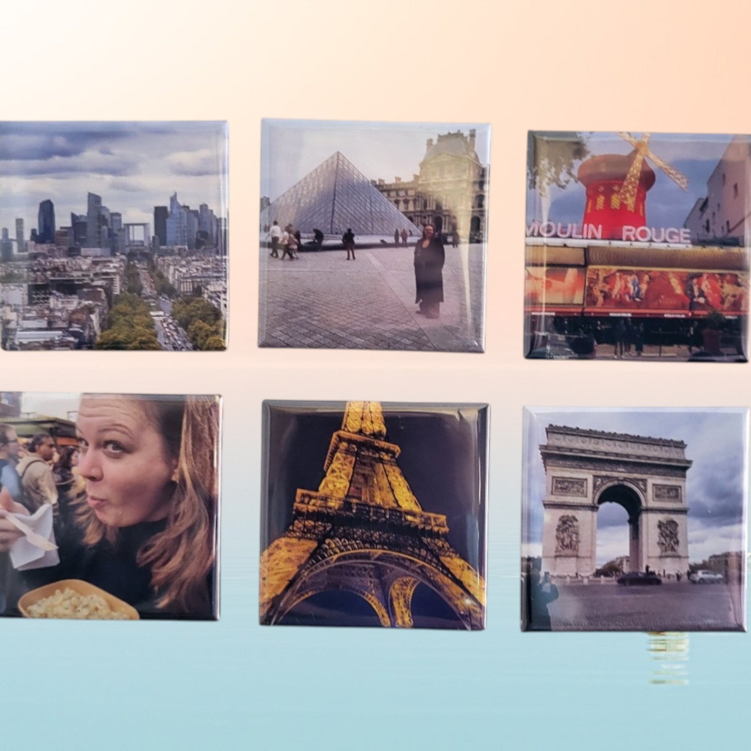 Square Custom Photo Magnets